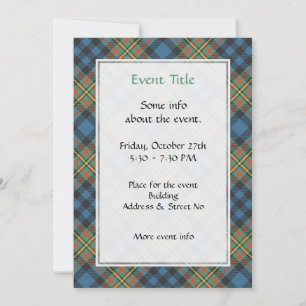 Clan MacLellan Oude Tartan Kaart