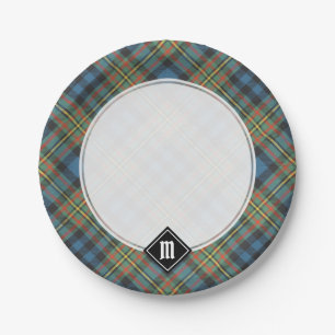 Clan MacLellan Oude Tartan Papieren Bordje