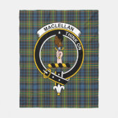 Clan MacLellan Tartan Pset Fleece Deken (Voorkant)