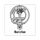Clan MacLellan-wapen Rubberstempel (Afrduk)