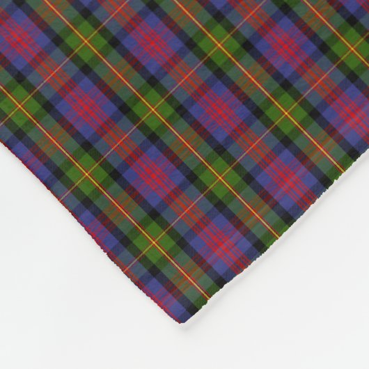 Clan MacLennan Tartan Fleece Deken (Hoek)