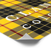 Clan MacLeod Colors of Scotland Tartan Poster (Hoek)