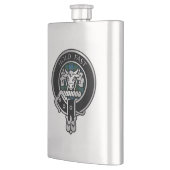 Clan MacLeod Crest & Hunting Tartan Flask Flacon (Links)
