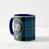 Clan MacLeod Crest & Hunting Tartan Mug (Devant gauche)