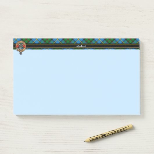 Clan MacLeod Crest Post-it® Notes (Op bureau)