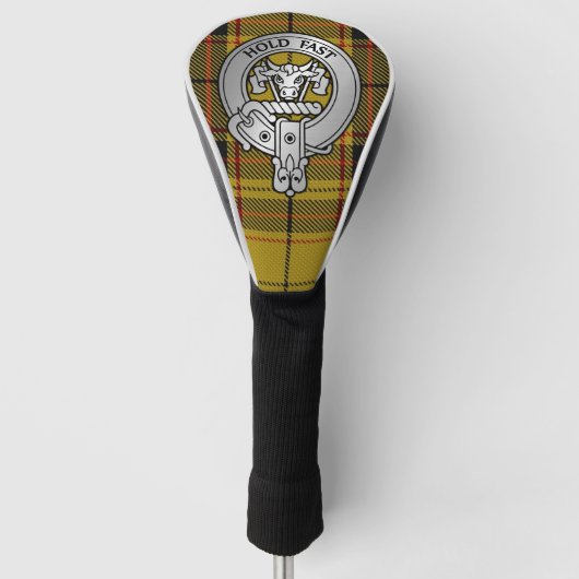Clan MacLeod Crest & Snuffbox Tartan Golfheadcover (Voorkant)
