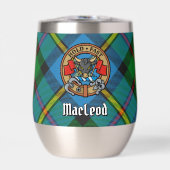 Clan MacLeod Crest sur la chasse Tartan (Avant)