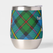 Clan MacLeod Crest sur la chasse Tartan (Gauche)