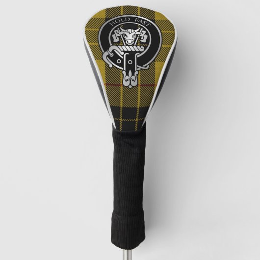 Clan MacLeod Crest & Tartan Golf Head Hoesje Golfheadcover (Voorkant)