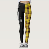 Clan MacLeod Crest & Tartan Leggings (Voorkant)