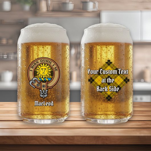 Clan MacLeod de Lewis Crest sur Tartan