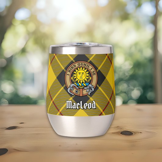 Clan MacLeod de Lewis Crest sur Tartan