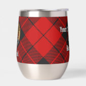 Clan MacLeod de Raasay Crest sur Tartan (Gauche)