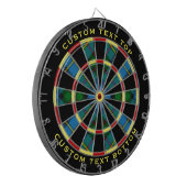 Clan MacLeod Hunting Tartan Dartbord (Voorkant Links)