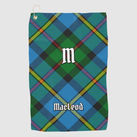 Clan MacLeod Hunting Tartan Golfhanddoek (Voorkant)