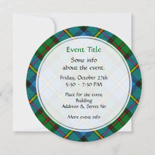 Clan MacLeod Hunting Tartan Kaart