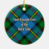 Clan MacLeod Hunting Tartan Keramisch Ornament (Achterkant)