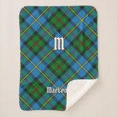 Clan MacLeod Hunting Tartan Sherpa Deken (Voorkant)