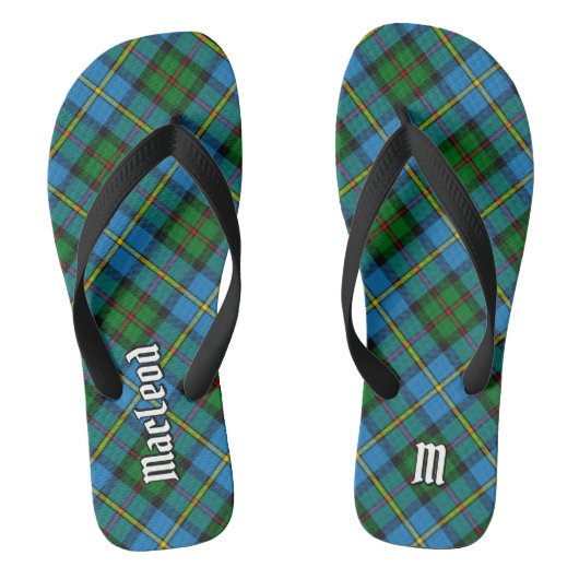 Clan MacLeod Hunting Tartan Teenslippers (Voetbed)