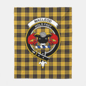 Clan MacLeod Lewis Ancient Tartan Pset Fleece Deken (Voorkant)