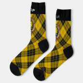 Clan MacLeod Lewis Crest over Tartan Socks Sokken (Links)
