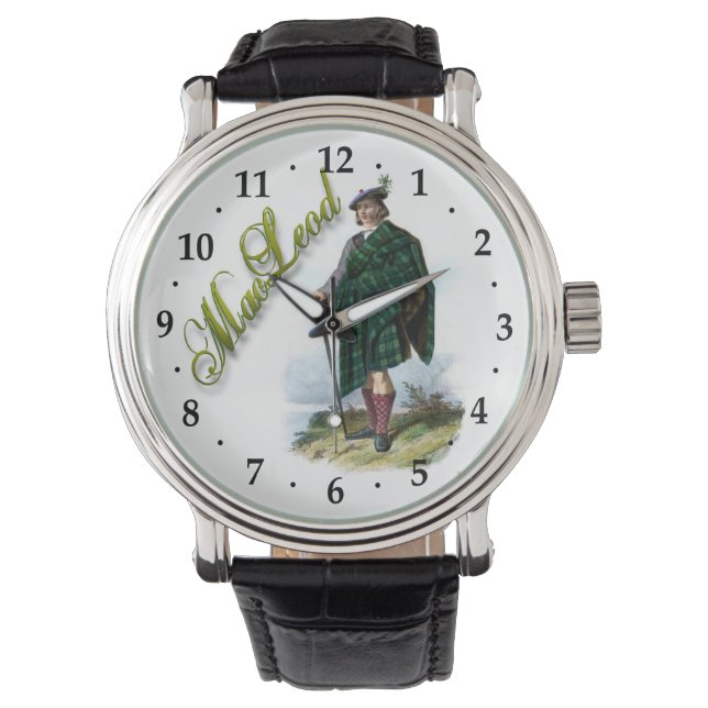 Clan MacLeod Scottish Dream Watch Horloge (Voorkant)