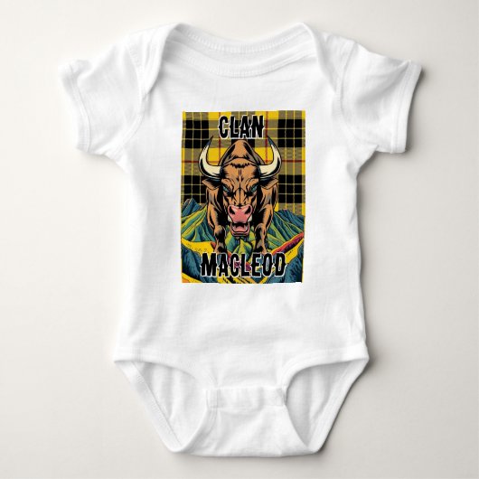 Clan MacLeod Tartan Design Romper (Voorkant)