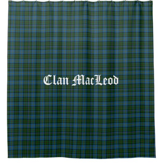 Clan MacLeod Tartan Douche rideau (Devant)