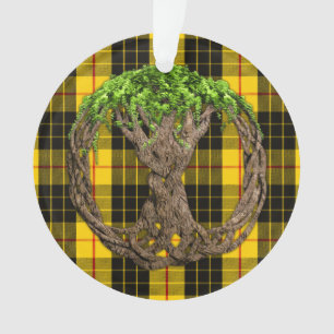 Clan MacLeod Tartan en de Keltische Levensboom Ornament