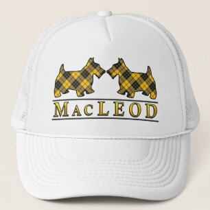 Clan MacLeod Tartan Scottie Dogs Trucker Pet
