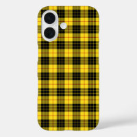 Clan MacLeod Tartan Yellow en Black Pset