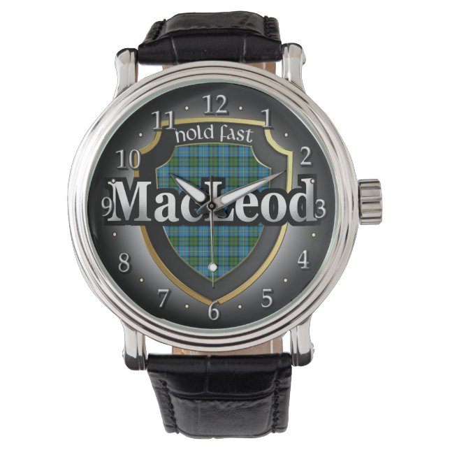 Clan MacLeod van Harris Scotland Celebration Watch Horloge (Voorkant)