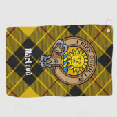 Clan MacLeod van Lewis Crest Golfhanddoek (Horizontaal)