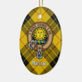 Clan MacLeod van Lewis Crest Keramisch Ornament (Links)