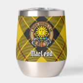 Clan MacLeod van Lewis Crest over Tartan (Voorkant)