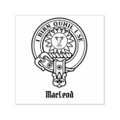 Clan MacLeod van Lewis Crest Zelfinktende Stempel (Design)