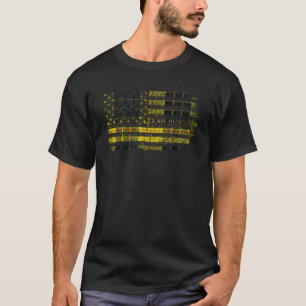 Clan MacLeod van Lewis Schotse tartan US vlag kilt T-shirt