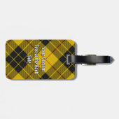 Clan Macleod van Lewis Tartan Bagagelabel (Achterkant horizontaal)
