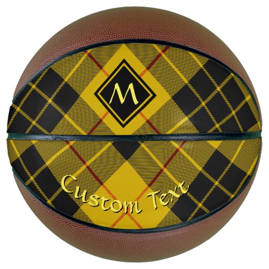 Clan Macleod van Lewis Tartan Basketbal (Voorkant)