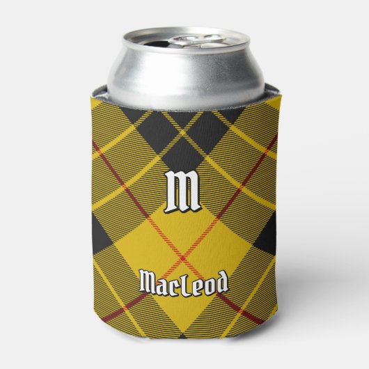 Clan Macleod van Lewis Tartan Blikjeskoeler (Blikje Voorkant)
