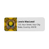 Clan Macleod van Lewis Tartan Etiket (Voorkant)
