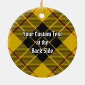 Clan Macleod van Lewis Tartan Keramisch Ornament (Achterkant)