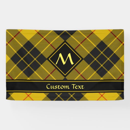 Clan Macleod van Lewis Tartan Spandoek (Horizontaal)