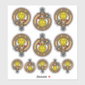 Clan MacLeod van Raasay Crest Sticker (Vel)