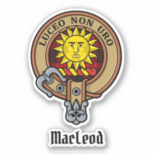 Clan MacLeod van Raasay Crest Sticker