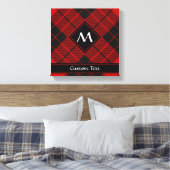 Clan Macleod van Raasay Tartan Canvas Afdruk (Insitu (Slaapkamer))