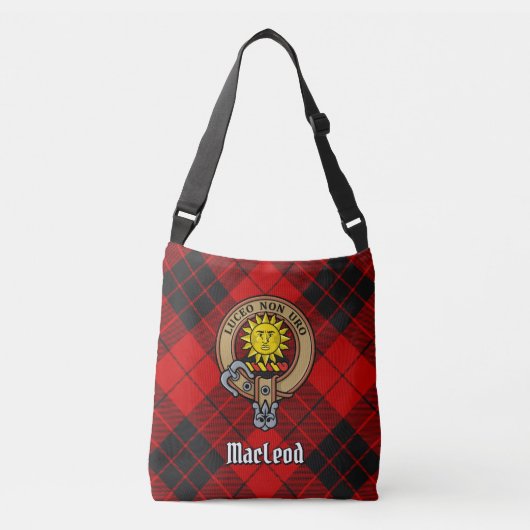 Clan Macleod van Raasay Tartan Crossbody Tas (Voorkant)