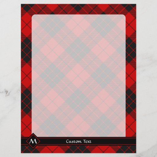 Clan Macleod van Raasay Tartan Flyer (Voorkant)