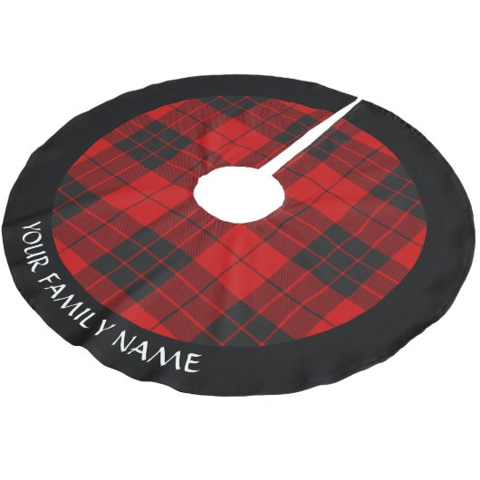 Clan Macleod van Raasay Tartan Kerstboom Rok (Gekanteld)