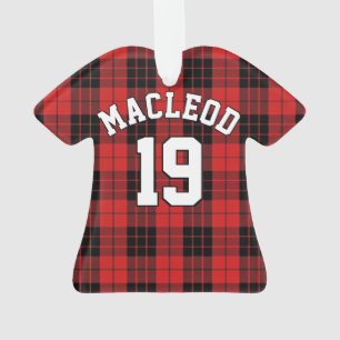 Clan MacLeod van Raasay Tartan KerstJersey Ornament